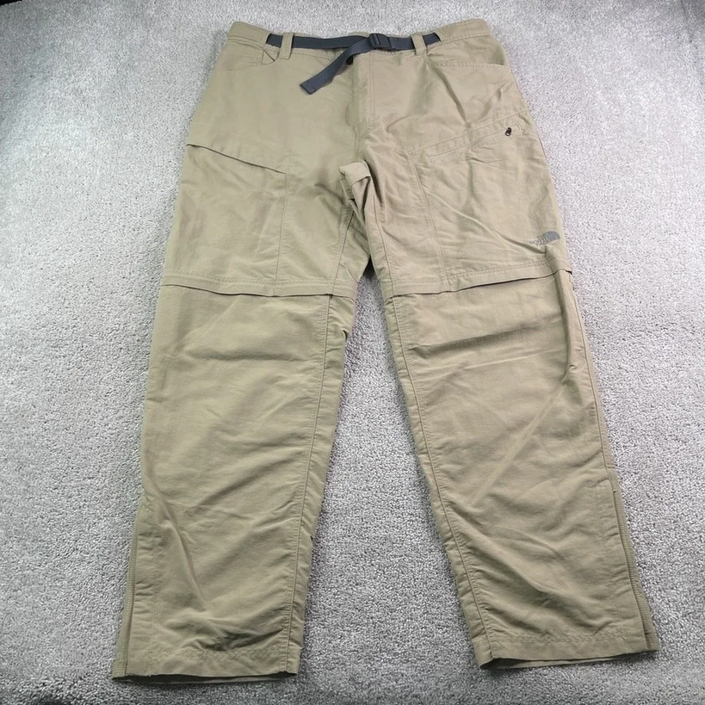 North Face Pants Mens XL Tan Paramount Convertible Hiking Outdoor Gorpcore